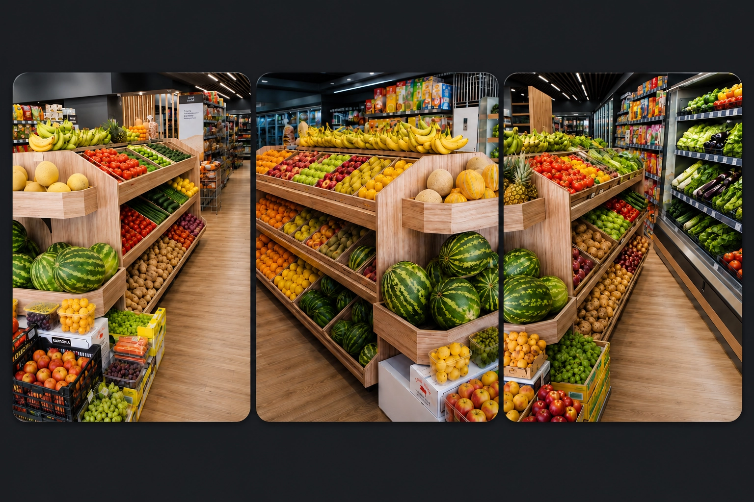 Fresh produce and groceries at TOPMARKET Sfakaki Rethymno