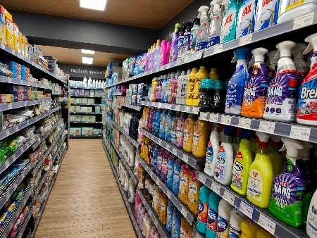 Cleaning household baby care and home products at TOPMARKET Sfakaki