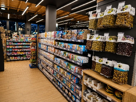 Local products olives and souvenirs at TOPMARKET Sfakaki